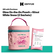 [Not For Sale] Glow On-the-Go Pouch + Kitsui White Snow (2 Sachets)
