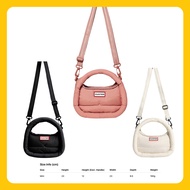 ML Korean Local Stock Hunter UBX3711KBM Unisex Framed Puffer Mini Hobo Bag  UBX3711KBMDRN Available 