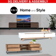 (SG STOCK) TV Console, TV Cabinet,  Media Storage, SG Delivery &amp; FREE ASSEMBLY Sideboard Cabinet