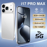 A17 Pro Max 4G/5G Network 6.7inch Screen Memory 8GB RAM+256GB ROM Battery 8000mAh  Supports Dual Car