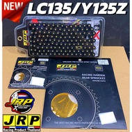SPROCKET SET JRP 415 BLACK GOLD SPOKET GOLD 28T-24T FRONT SPOKET 14T/15T/16T SPOKET JRP GOLD THAILAN
