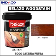 Belazo Woodstain Plitur Air 1Liter / Pelindung Kayu / INDACO