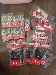 米奇蠟燭/ 生日牌  $6件,米奇八達通套$15