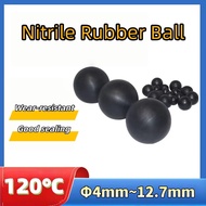 NBR Rubber Ball 4mm~12.7mm Nitrile Solid Ball High Elasticity And Wear-resistant Nitrile Rubber Ball
