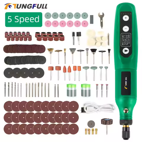 TUNGFULL Electric Nail Drill Machine Mini Drill Rotary Tool Hand-held Engraving Pen Diy Electric Too