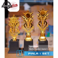 1 set of cups (1st-2nd-3rd place)