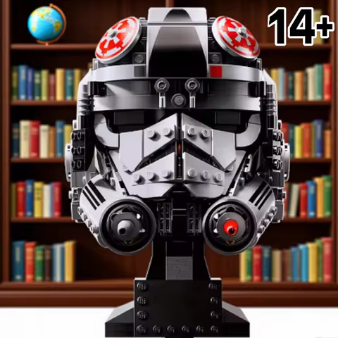 MINISO NEW 2025 AT-AT Driver Helmet 75429 Building Blocks Bricks Diy Creative Assembly Educational T