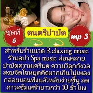 [Phorn Thewa] Flash Drive USb Mp3 Set 6 Music Therapy For Massage Spa Shop Relaxing