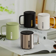 Insulation Household Office Cup with Lid Handle Mug Office Water Cup Tea Cup Coffee Cup Thermos Cup