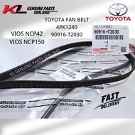 TOYOTA VIOS NCP42 NCP150 FAN BELT 90916-T2030 4PK1240