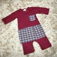 Baju melayu baby romper