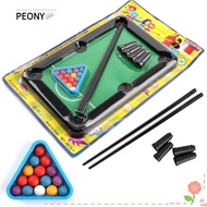 PEONY Mini Billiards, Indoor Sport Toys Parent-Child Fun Play Billiard Toy Set, Funny Parent-Child Interaction Game Table Game Kids