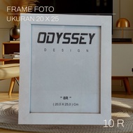 Frame Foto Figure/ 8R 20X25 Odyssey Minimalist Black & White, Cream Photo Frame/