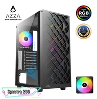 CASE (เคส) AZZA Spectra 280 RGB (มี 2 สี BLACK | WHITE) ประกัน 1 ปี