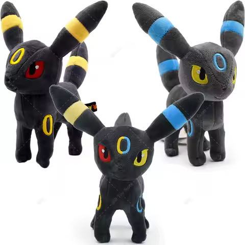 Pokemon Plush Toys Anime Shiny Umbreon Espeon Sylveon Vaporeon Eevee Leafeon Jolteon Flareon Glaceon