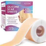 Silicone Scar Sheets,Silicone Scar Tape Roll,Medical Grade Silicone Tape for Scar Removal,Reusable P