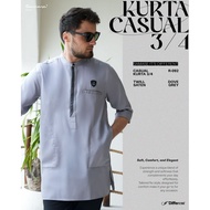 SAMASE Kurta Casual 3 Sleeve/4 - R092 Twill Saten
