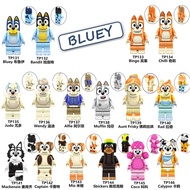 TP1017 Animation Series Bluey Bluey Wendy Assembled Building Block Minifigure Children Educational T