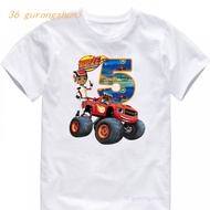 Anime Cartoon t Shirt For boys 5 6 7 8 9 10 11 years old Birthday children Girl t-shirt Kids Clothes
