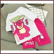 ∴ KM APPAREL Girl's T-shirt & Short Set (2-14 yrs old)