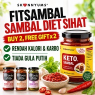 FITSAMBAL Healthy Sambal Diet Sihat Keto Sambal Keto Food Sambal Sihat Sambal Ready to Eat Sambal Pe