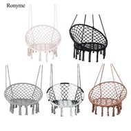 Ronyme Outdoor Hammock Swing Chair Tassel Swing Sleeping Bed Breathable Portable Swing for Backpacki