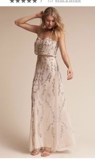 Bhldn tribute dress Adrianna Papell needle and thread