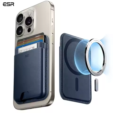 ESR for iPhone 15 14 HaloLock Magnetic Wallet for iPhone 14 Pro Max Smart Card Storage Case for 12/1