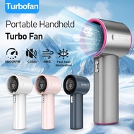 GS1 Portable Turbine Hurricane Fan Powerful Wind Speed 0.35 Seconds Instant Cooling, 100 Stages of W