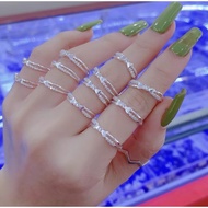 HHJ double silver belt bow ring, real photo taken by myself HHJ