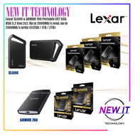 Lexar SL600 & ARMOR 700 Portable EXT SSD, USB 3.2 Gen 2x2, Up to 2000MB/s read, up to 2000MB/s write