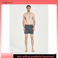 Byford 2pcs Men Woven Boxer Short Cotton BMX238104