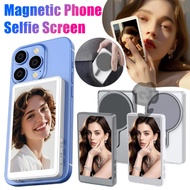 BRoses 【SG】4inch Magnetic Rear Phone Selfie Monitor Screen Vlog Portable 4K Phone Selfie Monitor Scr
