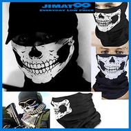 Jimat Today16 Methods Fashion Cycling Ski Skull Half Face Mask Scarf Multi Use Neck Warmer Dust-proo