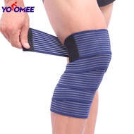 2 Pcs Elastic Bandage Tape Sport Knee Support Strap Shin Guard Compression Protector For Ankle Leg Wrist Wrap Wrap Bandage Kneepad Leggings High Stretch 120cm Strap