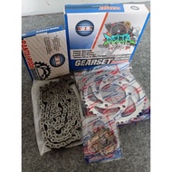 GEARSET R-15 428H-132L, 15T-47T (WIN)