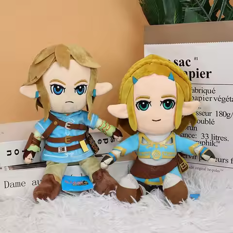 Hot Sale Zelda Breath of the Wild Tears of the Kingdom Plush Toys Link Princess Zelda Sand Seal Plus