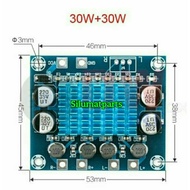 TPA3110 XH-A232 30W+30W 2.0 CHANNEL DIGITAL STEREO AUDIO POWER / Amplifier XH-A232 digital audio tpa