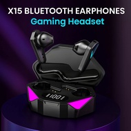 X15 TWSHiFi  Fon Telinga Bluetooth X15 TWS, Stereo HiFi, Sesuai untuk Permainan dan Sukan, Dengan Mi