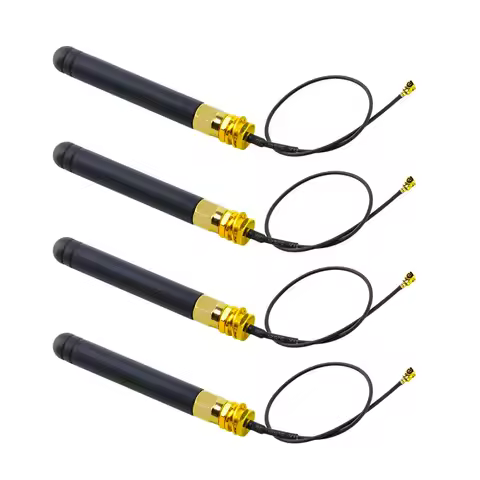 4PCS LoRa Antenna 868MHz 915MHz 2DBI with U.FL I-P-E-X-1 to SMA Connector for Lora Board ESP32 Lora3