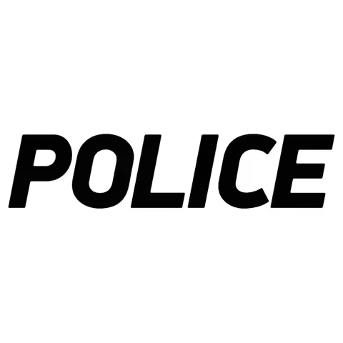 40517# Various Colors Sizes Inscription POLICE Vinyl Decal Sticker Waterproof Auto Decors on Car Bod