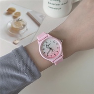 Ladies watch, candy color high value gradual change watch junior high school girls watch