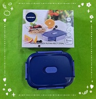 [全新] Luminarc 樂美雅 氣閥微烤耐熱玻璃保鮮盒 餐盒 便當盒 可微波、烤箱 V6947 (370ml)