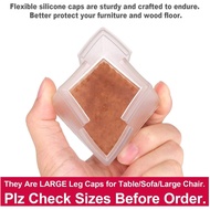 Large Table Leg Floor Protectors 1-15/16" to 2-1/16" (49mm-53mm) Large Furniture 2 inch Sofa Leg Cap