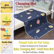 Changing Mat Baby Diaper Changing Pads Covers Blanket Mattress Protector Bedsheet Pelapik Kalis Air Telap 婴儿隔尿垫婴成人产后姨妈垫