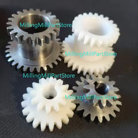 2 Speed Hi - Low Metal Gear Set CJ0618 Series Mini-Lathe Metal Cutting Machine Double Gear Lathe Acc