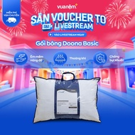 Doona Basic cotton pillow 45x65cm, suitable volume, gentle support, breathable