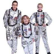 ผู้ใหญ่เด็กชุดนักบินอวกาศคริสต์มาสฮาโลวีนชุดคอสเพลย์