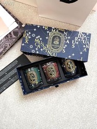 Diptyque 2022聖誕限定蠟燭三件套裝