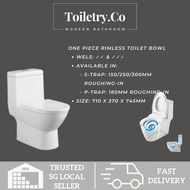 [FREE DELIVERY] 3885:Cosmos Rimless One Piece Water Closet/Toilet Bowl